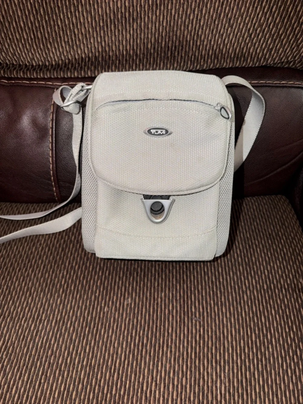 Tumi T3 Lexus Apex Tech Light Grey Luggage Travel Shoulder Bag